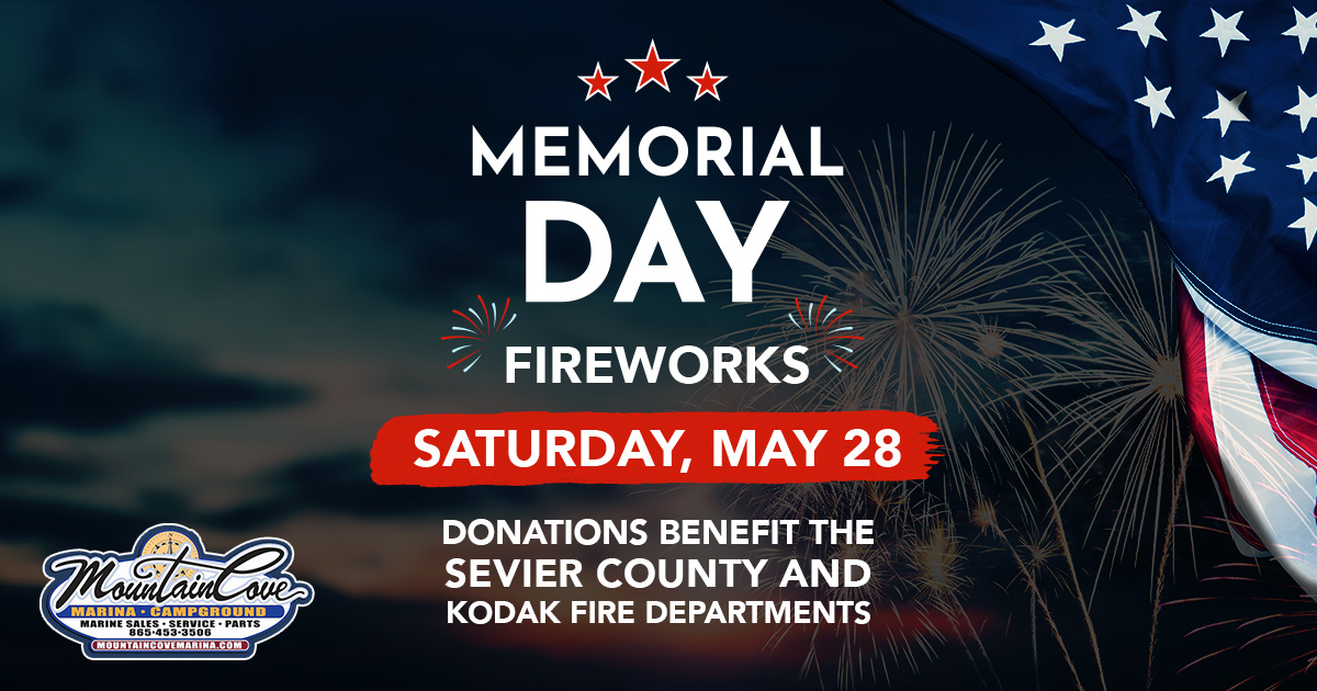 Memorial Day Weekend Fireworks on Saturday, May 28