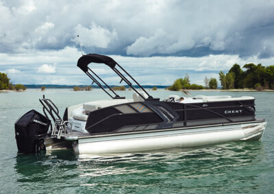 2023 Crest Caribbean Platinum 230 SLS Tritoon Boat